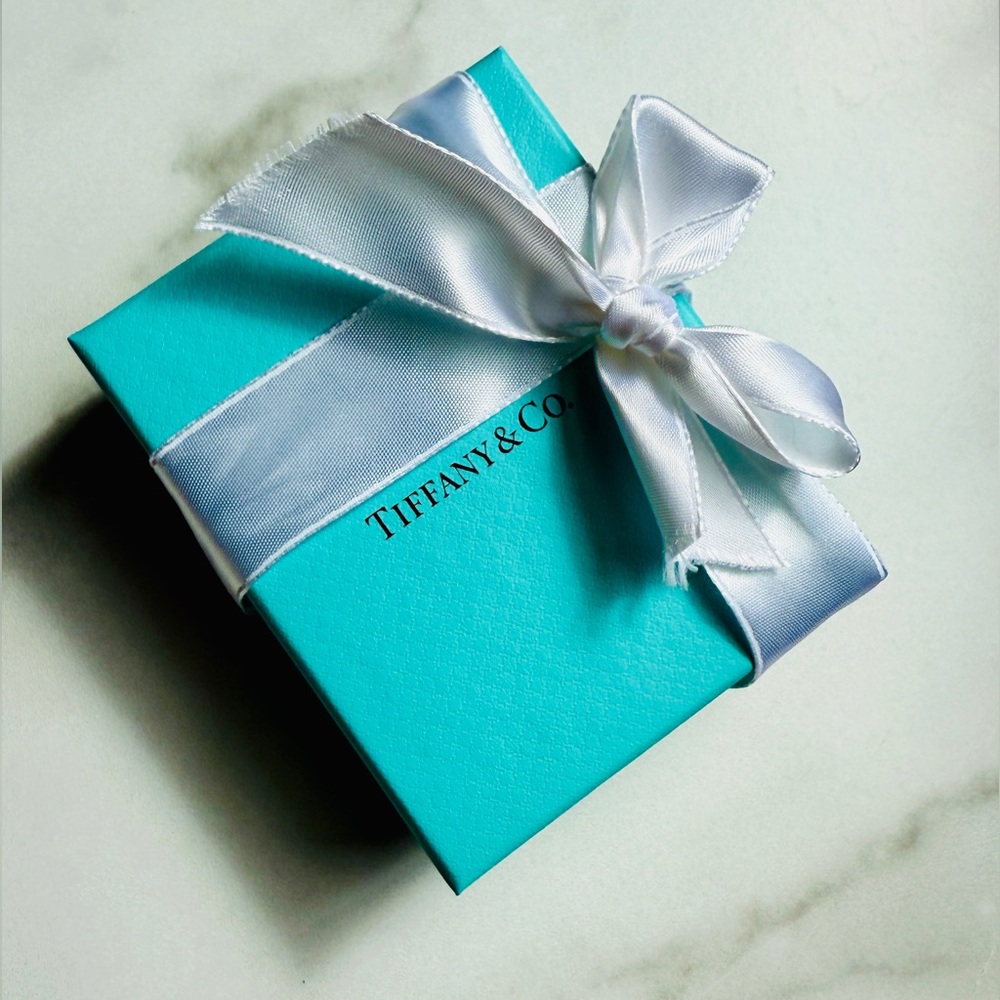 Tiffany & Co. Turquoise Box with Satin Ribbon